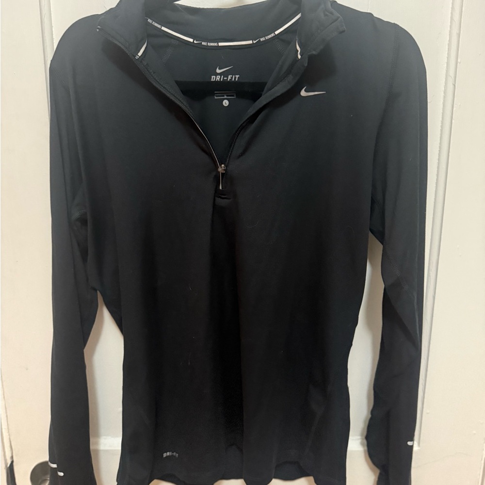 Nike Black Dri-FIT Long Sleeve Top